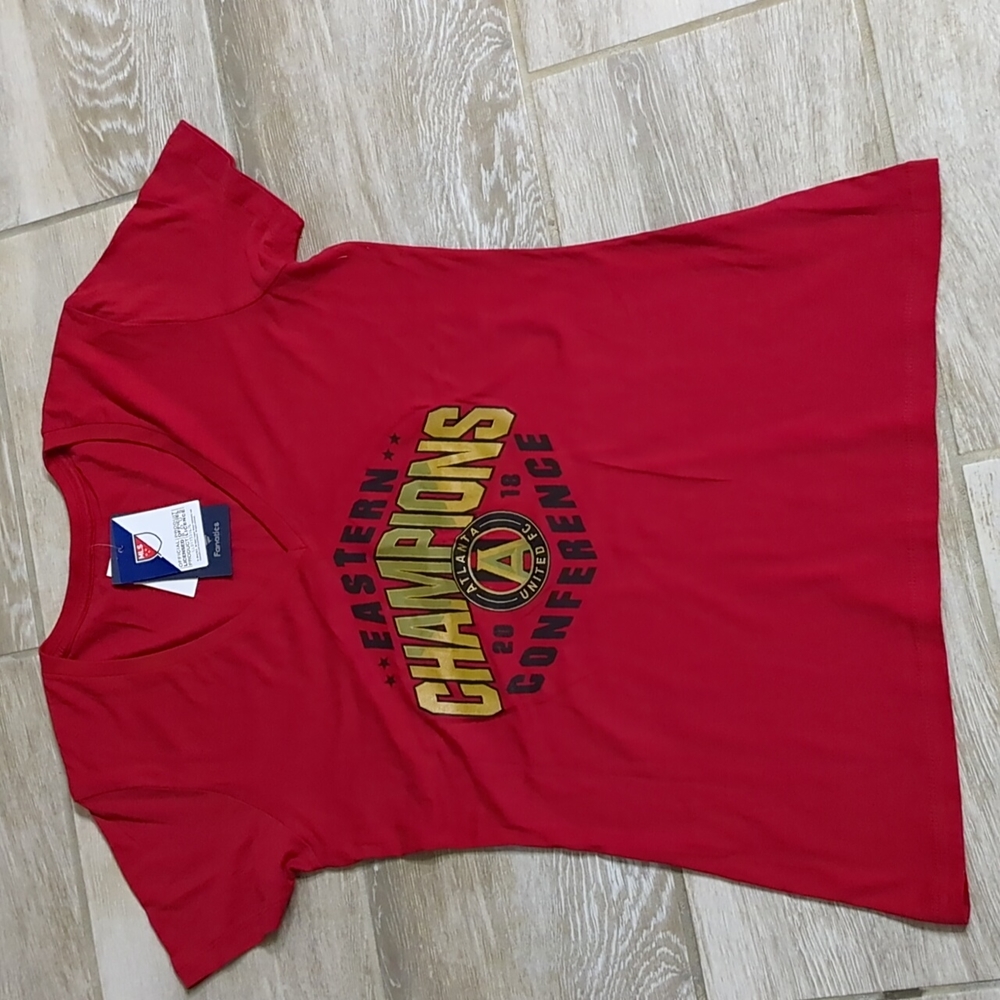 NWT Fanatics Atlanta United | ATL UTS 2018 Conference Champion Short Sleeve Tee